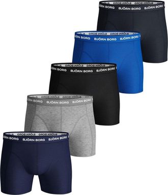 Bj&ouml;rn Borg Bj&ouml;rn Borg Onderbroeken 5-Pack Boxers Blue Mix Blauw