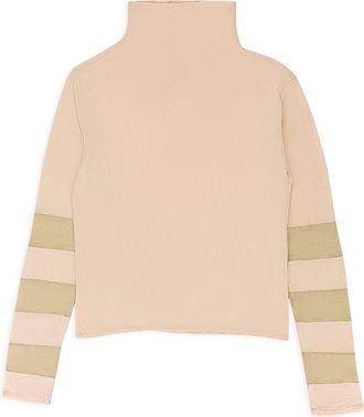 Roni Ilan PANELLED SLEEVE PINK GREEN DRESS SHIRT