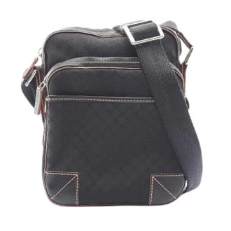 Celine Pre-owned Cross Body Bags, female, Black, Size: ONE SIZE Pre-owned Macadam Canvas Leather Shoulder Bag