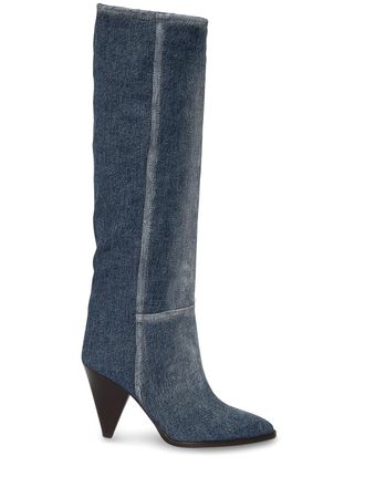 ロングブーツ ISABEL MARANT Dark Green Suede Lispa Boots 4c3be1b8ee4521904fcd524ee02a16