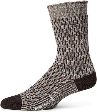 Smartwool Everyday Digi-Tick Crew Socks Knee High Socks Shoes Taupe/Natural Marl : SM (US Mens Shoe 3-5.5 - Womens Shoe 4-6.5)