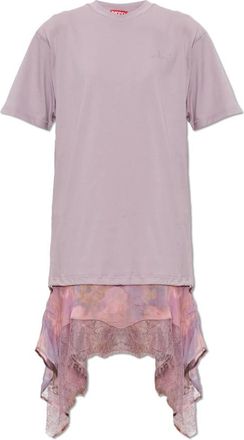 Diesel D-Oreny Jurk - Dames - Korte kleedjes - Paars - M - Kleedjes