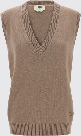 Fendi Gilet in maglia di cashmere