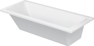 Duravit Duravit - Ba&ntilde;era D-code Rectangular 1700x750 Mm, Con Una Espalda Inclinada, De Acr&iacute;lico Sanitario, Blanco