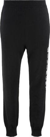 Givenchy Sweatpants, male, Black, L, Ribbed Wool Track Trousers