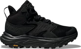 Hoka One One Mens Anacapa 2 Mid Gtx Shoes In Black/black