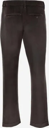 Jacob Cohen Mens Stretch Cotton Velvet Pants Brown Trousers