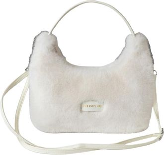 Generic Autumn and winter faux plush bag one-shoulder hand-held crossbody womens bag