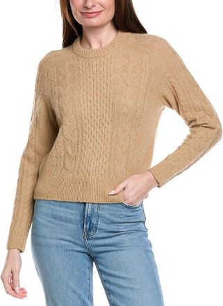 Lilla P Mixed Stitch Alpaca & Wool-Blend Pullover