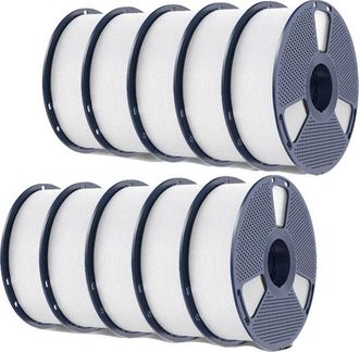 OEM Filamento Para Impresi&oacute;n 3d, Material Abs, Compatible Con Impresoras Fdm, Blanco, 10 Kg