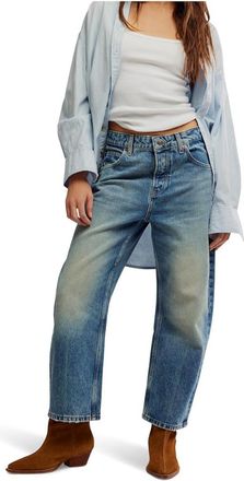 Free People Womens Deep Trance Dropped Boyfriend Jeans, From Beyond