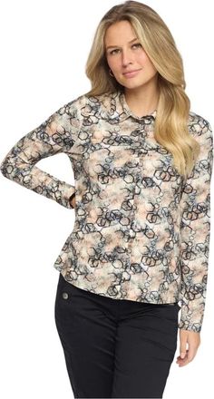 2-Biz Dames, Blouses & Shirts, Veelkleurig, Maat: L Viscose