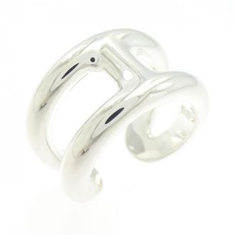 Herm&egrave;s Silver 925 Band Ring (Pre-Owned)