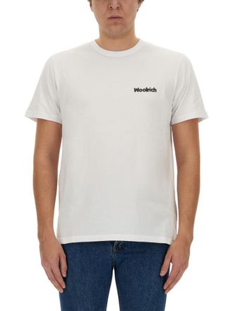 Woolrich White Logo T-Shirt