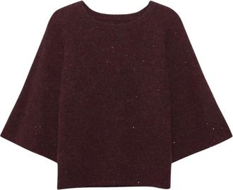 Alchemist Truien & Vesten, Dames, Bruin, XL, Pailletten, Misty Knit