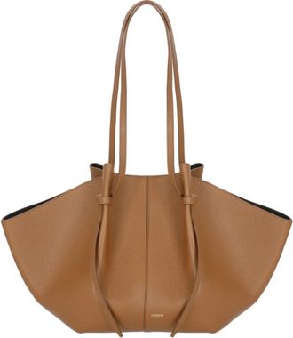 Yuzefi Mochi Large Tote Bag - Dames - Shoppers - Beige - ONE Size - Leer - Tassen