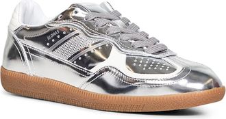Alohas Womens Silver Recycled Leather Tb.490 Sneakers Trainers