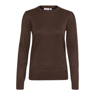 Saint Tropez Melange Quercia Scura Maglione - - Knitwear - Donna - Marrone - 2XL