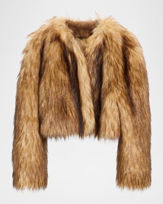 A.L.C. Gina Faux Fur Jacket