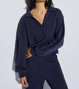 Nation Ltd Blake Relaxed Sweatshirt In Graphite