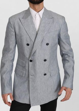 Dolce & Gabbana silk double-breasted blazer