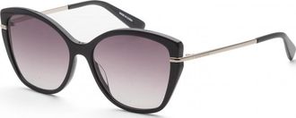 Longchamp Womens LO627S 57 001 Sunglasses - Black - One Size