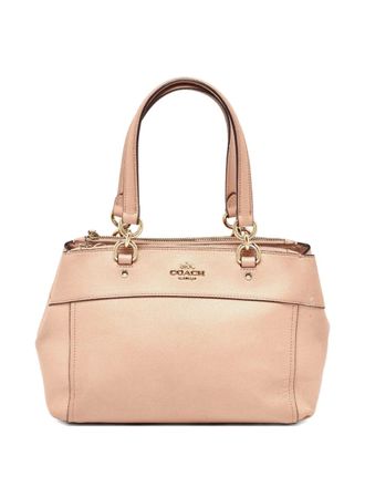 Coach Leren shopper - Beige