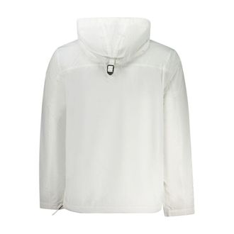 Napapijri Logo-Print Hooded Down Jacket - White