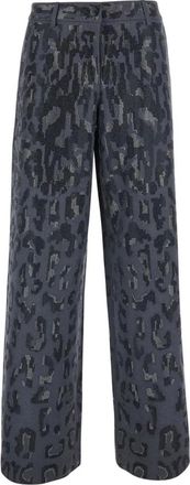 Pinko Mujer, Pantalones, Gris, Talla: M