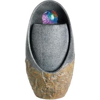 Jardideco Jardideco - Fuente Con Transformador En Poliresina Da Sterno