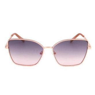 Guess Burgundy Mirror Butterfly Ladies Sunglasses GF00014 28U 57