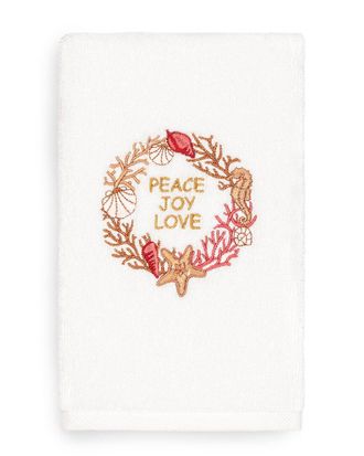 Linum Home Textiles Christmas Peace Hand Towel