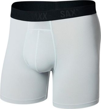 Saxx Smooth Flex Light Compression Boxer Brief Kunstfaserunterw&auml;sche f&uuml;r Herren | grau