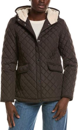 Laundry Laundry by Shelli Segal Snowchic Diamond Quilt Jacket
