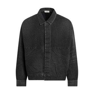 Fear of God Denim Jackets, male, Black, Size: XL Canvas Utility Jacket