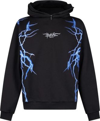 Phobia Archive Lightning Balaclava Hoodie - Heren - Hoodies - Zwart - XL - Katoen - Hoodies & sweatvesten