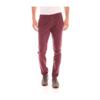 Daniele Alessandrini Chinos, male, Red, Size: W32 Jeans Trouser