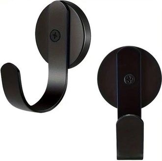No Brand Dos Potentes Ganchos Magn&eacute;ticos Adhesi&oacute;n S&uacute;per Fuerte Ideal Para Refrigeradores, Puertas Met&aacute;licas, Parrillas Y Exteriores Dise&ntilde;o Sencillo