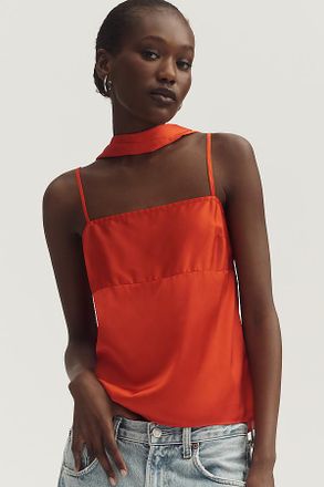 Mare Mare Square-Neck Tank with Scarf Top