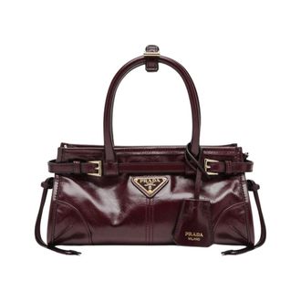 Prada Mini Bonnie Handbag - female - Prada - Handbags - Red - ONE SIZE - Bags