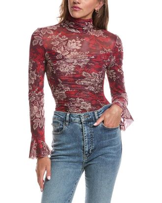 Cinq &agrave; Sept Gilded Paisley Lucy Top
