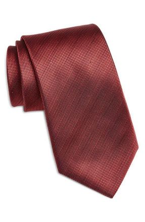 Nordstrom Neat Silk Tie in Red at Nordstrom
