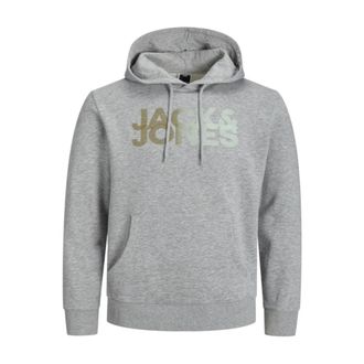 Jack & Jones Hoodies - Heren - Hoodies - Grijs - M - Hoodies & sweatvesten