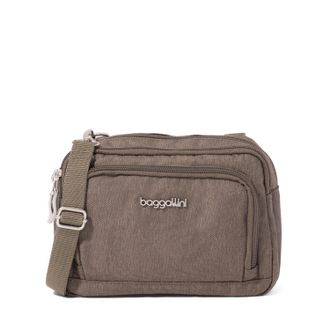 Baggallini Triple Zip Small Convertible Crossbody Bag