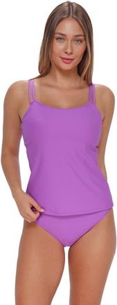 Sunsets Taylor Tankini Swimsuit Top - D Cup in Berry Burst at Nordstrom, Size 32