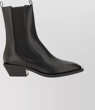 Aeyde ankle boots with block heel and elastic panels