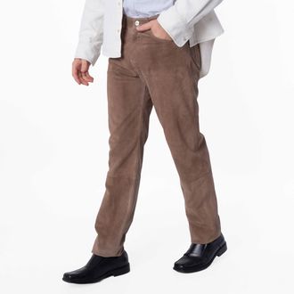 Bally Calf Suede Straight Trousers