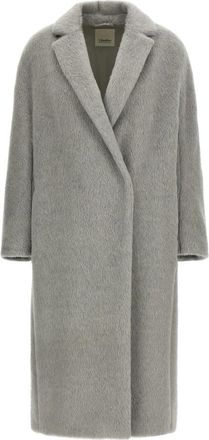 Max Mara Giorgia Coat - Dames - Mantel - Grijs - 3XS - Wol - Jassen