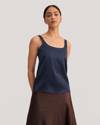 LilySilk Flattering U Neck Silk Camisole