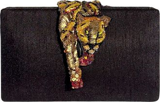 Simitri Raaka Clutch in Onyx at Nordstrom